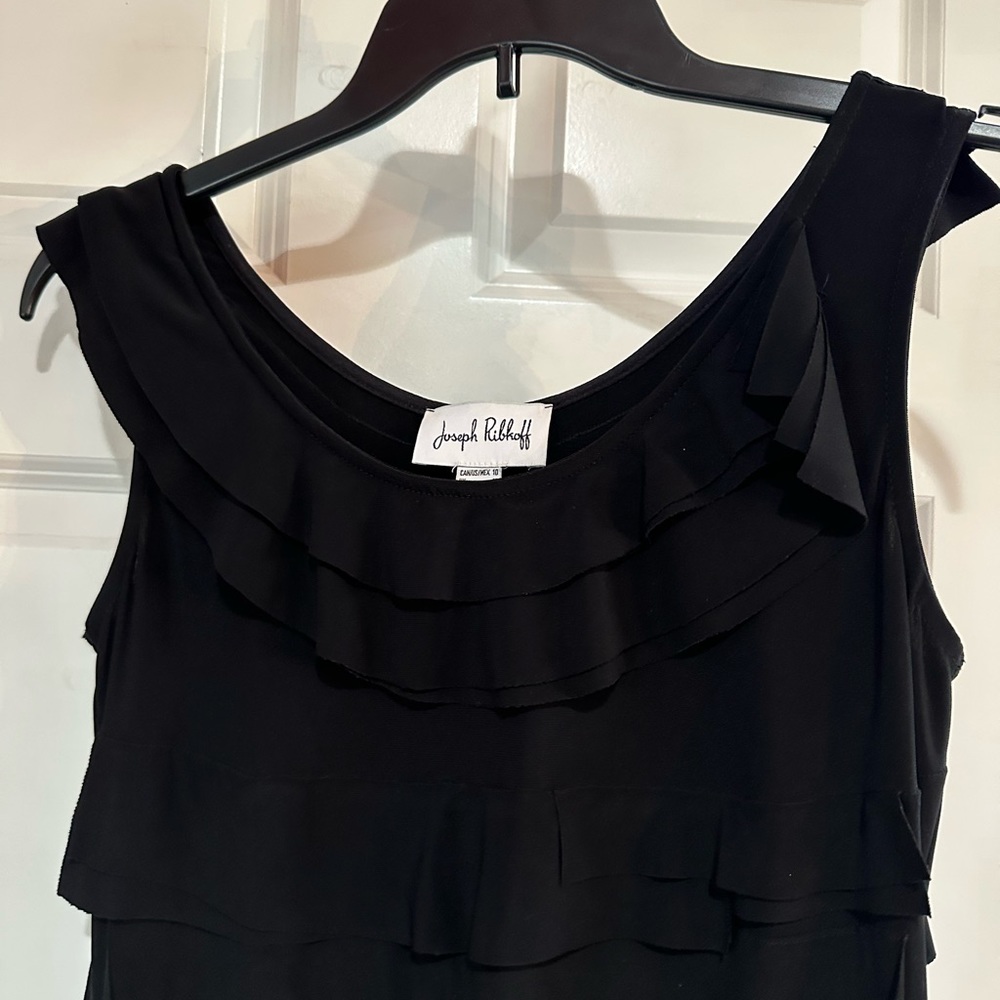 Joseph Ribkoff black dress size 10 - Picture 2 of 4